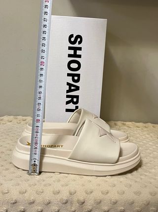 Ciabatte Shop Art Beige Tg 38