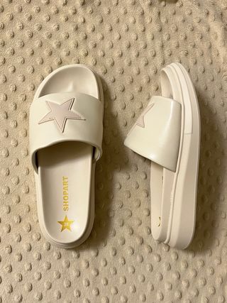 Ciabatte Shop Art Beige Tg 38