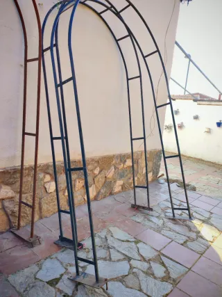 Arco de jardín metálico