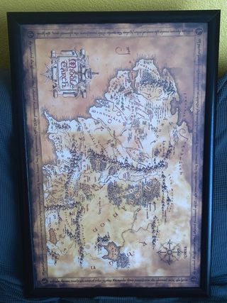 Mapa El Señor de los Anillos