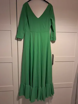 Traje Flamenca Licra Pistacho