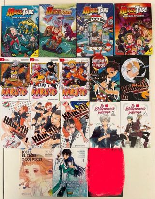 Pack libros manga