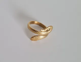 Anillo VITTA Serpiente Ajustable Dorado