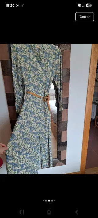 Vestido largo floral