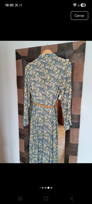 Vestido largo floral