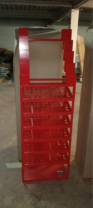 Estanterías metálicas rojas Wurth