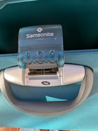 Maleta Rígida Grande Samsonite Azul