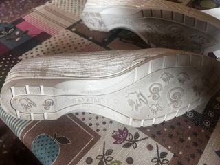 Zapatos Pitillos Salón Talla 40 Dorados/Plateados