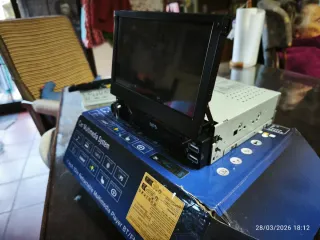 Auto radio pantalla extraíble manual