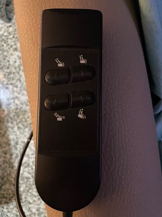 Sillón reclinable eléctrico beige