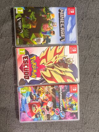 Juegos Nintendo Switch: Minecraft, Pokémon, Mario