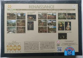 4 puzzles 1000 pzs. - Degas, Renoir, Miguel Angel