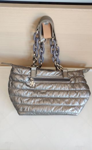 Bolso Caminatta Acolchado Metalizado