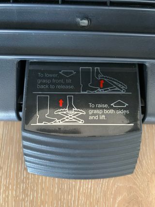 Reposapiés ergonómico ajustable 3 alturas