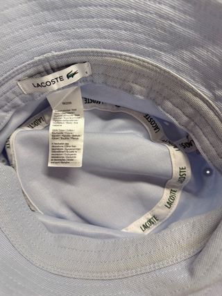 Gorra Bucket Lacoste Algodón Piqué