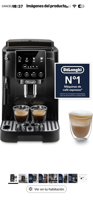 Cafetera DeLonghi Magnifica Start Negra