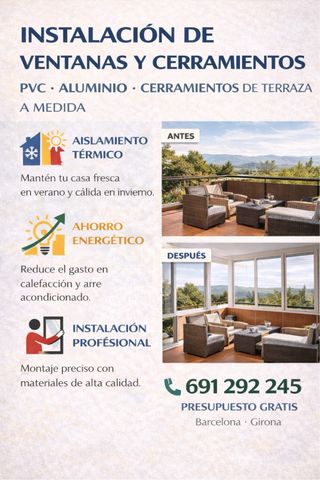 Instalación Ventanas y Cerramientos PVC