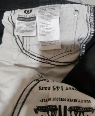 Levi's 512 Pantalones Negros Talla 34/30