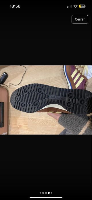 Adidas SL72 granate y marrón