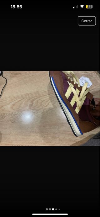 Adidas SL72 granate y marrón