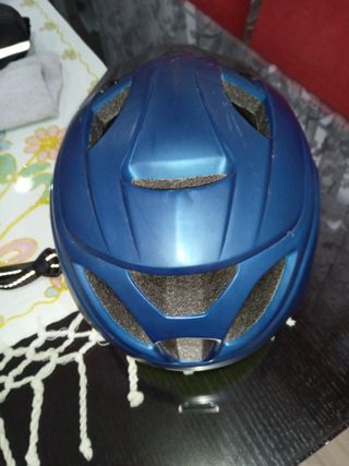 Casco BTT Azul y Blanco