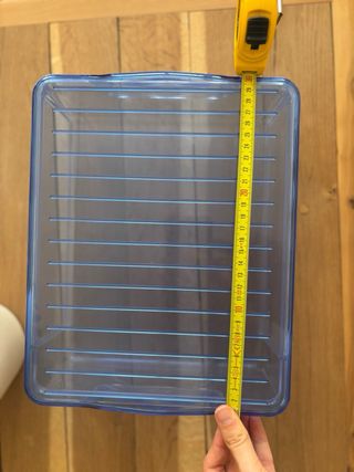 Cajonera Organizadora Apilable Transparente Azul