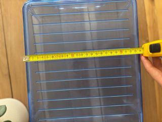 Cajonera Organizadora Apilable Transparente Azul