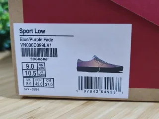 Zapatillas Vans Sport Low Azul y Púrpura