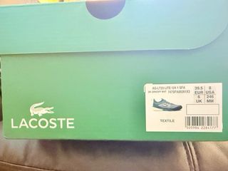 Zapatillas Lacoste Azul y Blanco