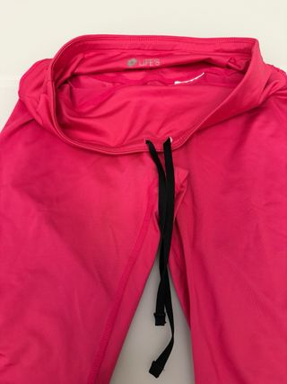 Mallas Pirata Deportivas Lotto Rosa y Negro
