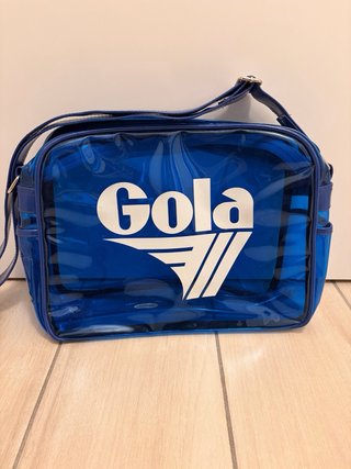 Borsa a tracolla Gola trasparente blu