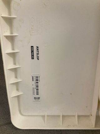 Trona Antilop Ikea con funda y respaldo acolchado