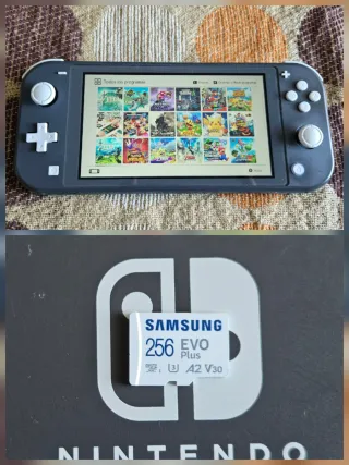 Nintendo Switch Lite + Cargador y Funda