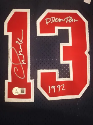 Camiseta Chris Mullin Dream Team Firmada