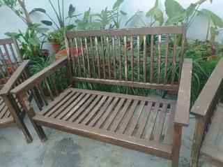 Muebles de jardín de madera de acacia