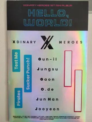 Xdinary Heroes: HELLO WORLD! 1st Mini Album
