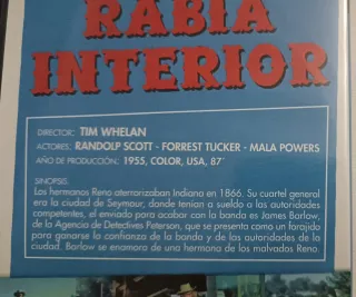 Película Rabia interior