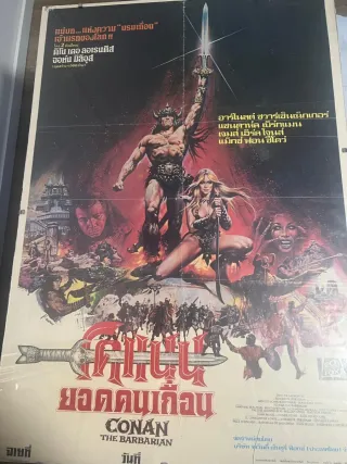 Cartel Cine Conan el Bárbaro Tailandés