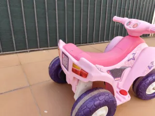 Quad Feber a batería rosa