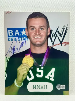 Tyler Clary Oro Olímpico Autógrafo + Certificado