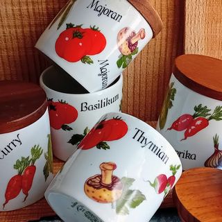 Barattoli spezie Gerold Porzellan Bavaria '60