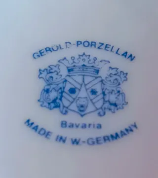 Barattoli spezie Gerold Porzellan Bavaria '60
