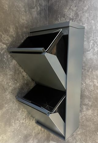 Papelera 2 Compartimentos Metal