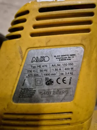 Corta setos eléctrico amarillo