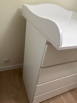 Adaptador cambiador bebé cómoda Malm