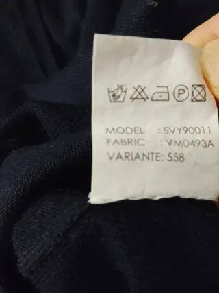 Maglione Valentino Roma Blu in pura lana