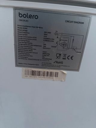 Congelador horizontal blanco