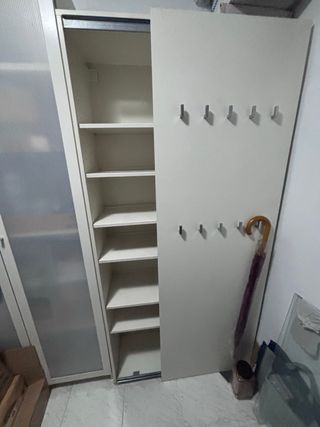 Armario recibidor Ikea blanco