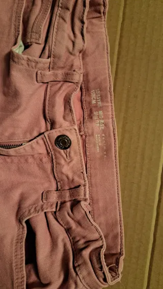 Pantalón corto rosa talla 12-13 años