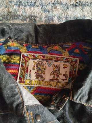 Chaqueta vaquera mujer XL multicolor cimarrón vaqu